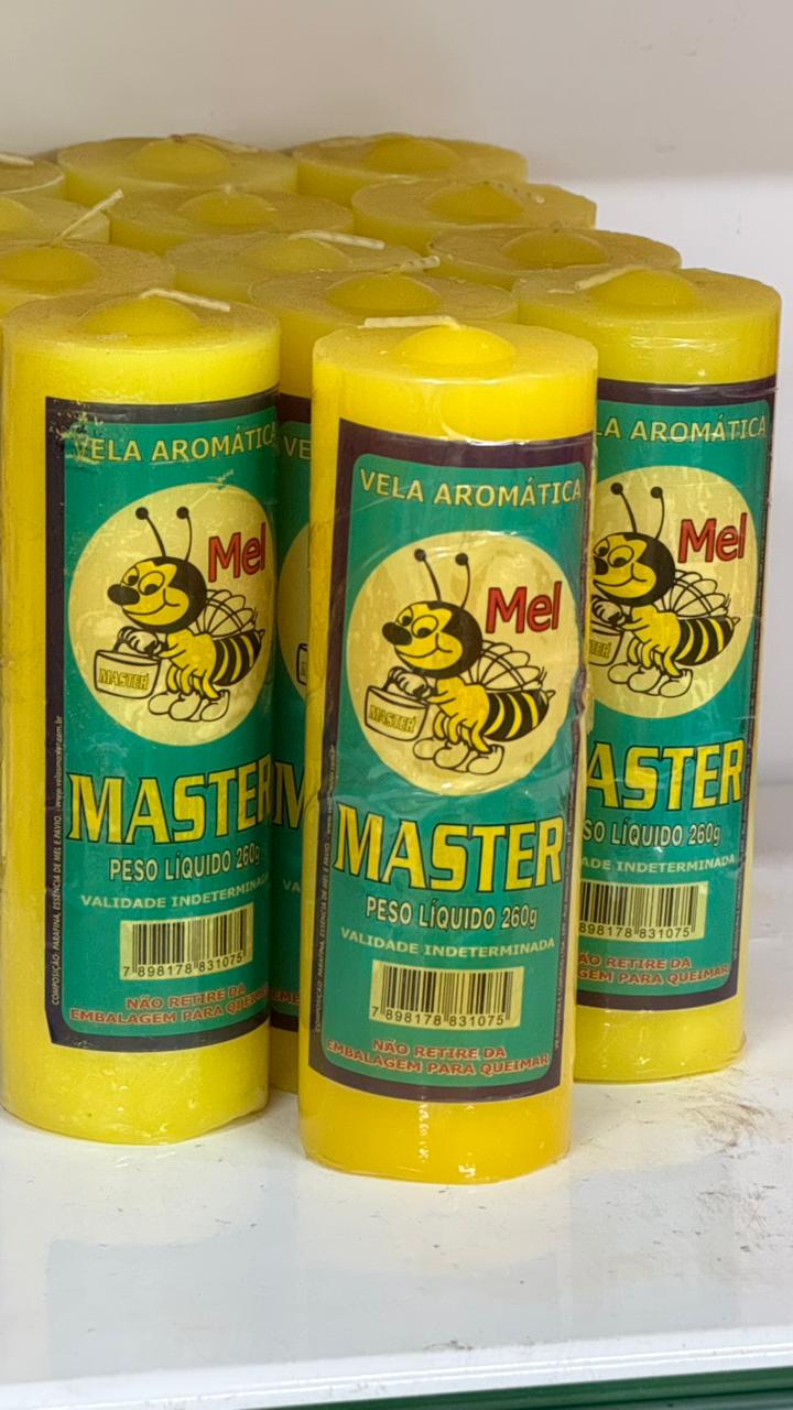 VELA DE 7 DIAS - AMARELA DE MEL 250g