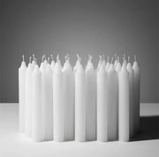 PACOTE 10 VELAS PALITO 15cm